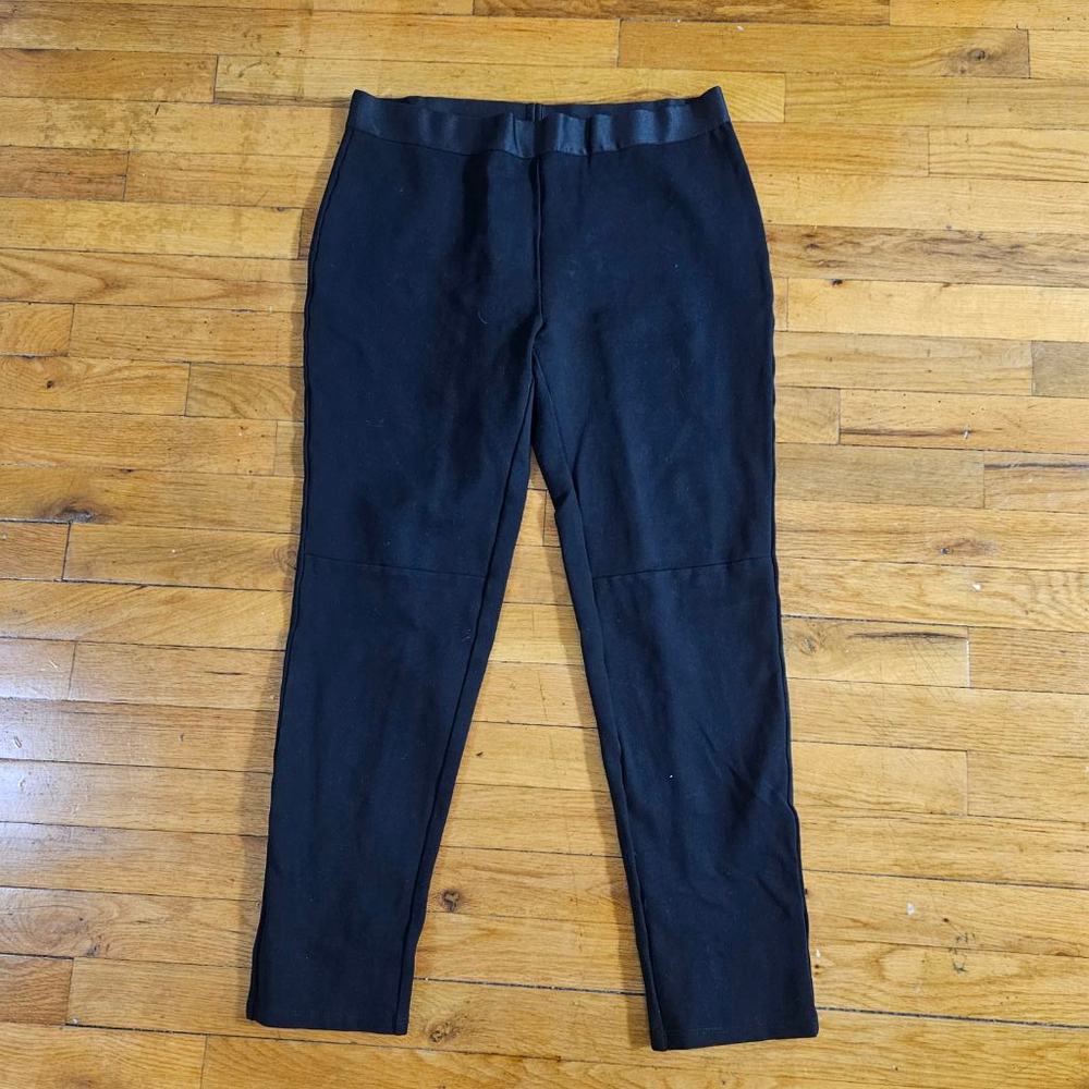 Emerson Fry Black Pull On Stretch Pants Womens XL